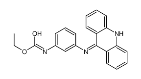 ethyl N-[3-(acridin-9-ylamino)phenyl]carbamate Structure