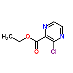 3-氯吡嗪-2-羧酸乙酯结构式