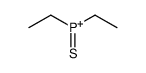 diethyl(sulfanylidene)phosphanium Structure