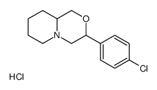 3-(4-chlorophenyl)-1,3,4,6,7,8,9,9a-octahydropyrido[2,1-c][1,4]oxazine,hydrochloride结构式