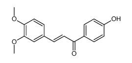 3-(3,4-dimethoxy-phenyl)-1-(4-hydroxy-phenyl)-propenone structure