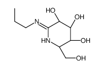 3,4,5-Pyridinetriol, 2,3,4,5-tetrahydro-2-(hydroxymethyl)-6-(propylamino)-, (2R,3R,4S,5R)- (9CI) structure
