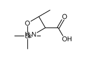 (2S,3R)-2-amino-3-trimethylsilyloxybutanoic acid结构式