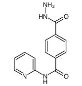 Benzoic acid, 4-[(2-pyridinylamino)carbonyl]-, hydrazide (9CI) Structure