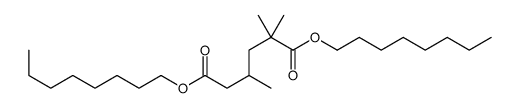 dioctyl 2,2,4-trimethylhexanedioate Structure
