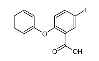 5-iodo-2-phenoxy-benzoic acid结构式