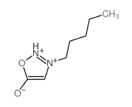 3-pentyl-1-oxa-2-aza-3-azoniacyclopent-3-en-5-one structure