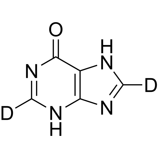 Hypoxanthine-d2 Structure