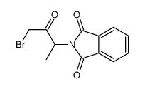2-(3-BROMO-1-METHYL-2-OXOPROPYL)-L H-ISINDOLE-1,3-(2H)-DIONE Structure