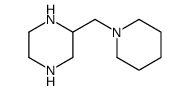 Piperazine, 2-(1-piperidinylmethyl)- (9CI) structure