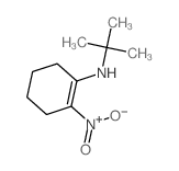 1-Cyclohexen-1-amine,N-(1,1-dimethylethyl)-2-nitro-结构式