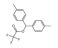 4,4'-dimethylbenzhydryl trifluoroacetate结构式
