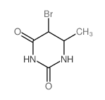 5-bromo-6-methyl-1,3-diazinane-2,4-dione Structure