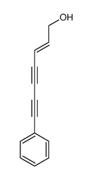 7-phenylhept-2-en-4,6-diyn-1-ol结构式