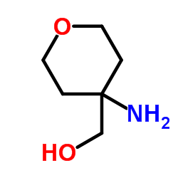 (4-Amino-tetrahydro-pyran-4-yl)-methanol Structure