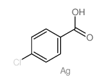 4-chlorobenzoic acid,silver Structure