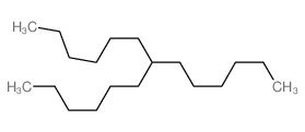 7-Hexyltridecane Structure