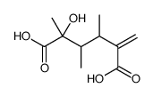 2-hydroxy-2,3,4-trimethyl-5-methylidenehexanedioic acid Structure