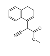 [3.4-Dihydro-naphthyl-(1)]-cyan-essigsaeure-aethylester结构式