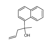 2-(naphthalen-1-yl)pent-4-en-2-ol结构式