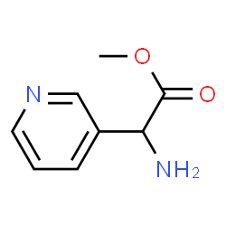 3-Pyridineaceticacid,alpha-amino-,methylester(9CI)结构式