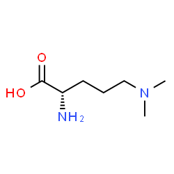 Ornithine, N5,N5-dimethyl- (9CI)结构式