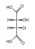 (-)(2S:3S)-3-chloro-2-hydroxy-succinic acid结构式