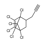 1,2,3,4,7,7-hexachloro-5-prop-2-ynylbicyclo[2.2.1]hept-2-ene结构式