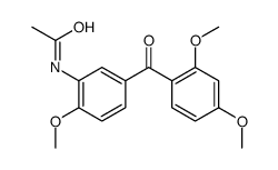 N-[5-(2,4-dimethoxybenzoyl)-2-methoxyphenyl]acetamide Structure