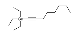 triethyl(oct-1-ynyl)germane结构式