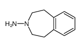 1,2,4,5-tetrahydro-benzo[d]azepin-3-ylamine结构式