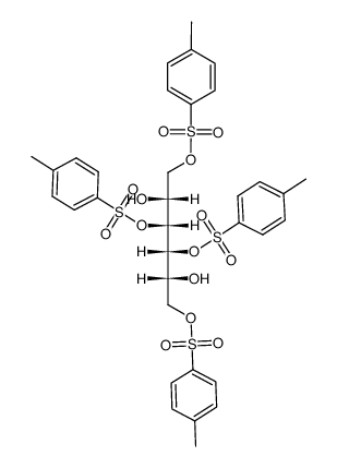 1,2,4,6-tetra-O-p-toluenesulfonyl-D-mannitol结构式