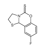 9-fluoro-3,10b-dihydro-2H-[1,3]thiazolo[3,2-c][1,3]benzoxazine-5-thione结构式