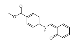methyl 4-[(6-oxocyclohexa-2,4-dien-1-ylidene)methylamino]benzoate结构式
