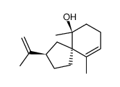 Spiro[4.5]dec-9-en-6-ol, 6,10-dimethyl-2-(1-methylethenyl)-, (2R,5R,6S)- (9CI)结构式