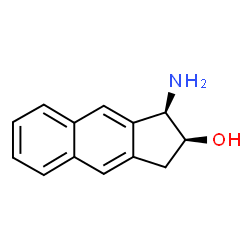 1H-Benz[f]inden-2-ol,1-amino-2,3-dihydro-,(1R,2S)-rel-(9CI) Structure