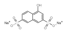 1-Naphthol-3,6-disulfonic acid, sodium salt structure