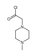 (1-N-methylpiperazyl)acetyl chloride结构式