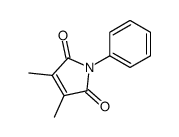 3,4-dimethyl-1-phenylpyrrole-2,5-dione Structure