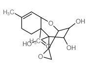 Trichothec-9-en-15-oic acid, 12,13-epoxy-3,4-dihydroxy- Structure