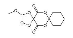 5''-Methoxydispiro[cyclohexan-1,2'-[1,3]-dioxan-5',3''-[1,2,4]trioxolan]-4',6'-dion Structure