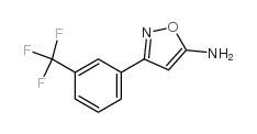 3-(3-(TRIFLUOROMETHYL)PHENYL)ISOXAZOL-5-AMINE structure