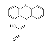 2-Hydroxy-3-(10-phenothiazinyl)-2-propen-1-al结构式