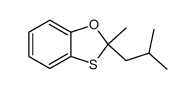 2-isobutyl-2-methylbenzo[d][1,3]oxathiole Structure