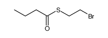2-bromoethyl thiobutyrate Structure