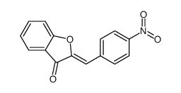 2-[(4-nitrophenyl)methylidene]-1-benzofuran-3-one Structure