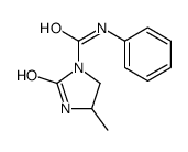 4-methyl-2-oxo-N-phenylimidazolidine-1-carboxamide结构式
