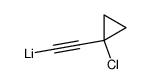 ((1-chlorocyclopropyl)ethynyl)lithium结构式