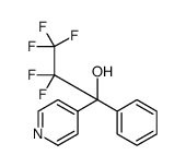 4-Pyridinemethanol, α-(1,1,2,2,2-pentafluoroethyl)-α-phenyl Structure