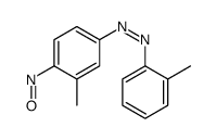 (3-methyl-4-nitrosophenyl)-(2-methylphenyl)diazene结构式